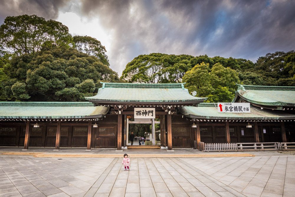 Japanischer Tempel, Tempel, Kind